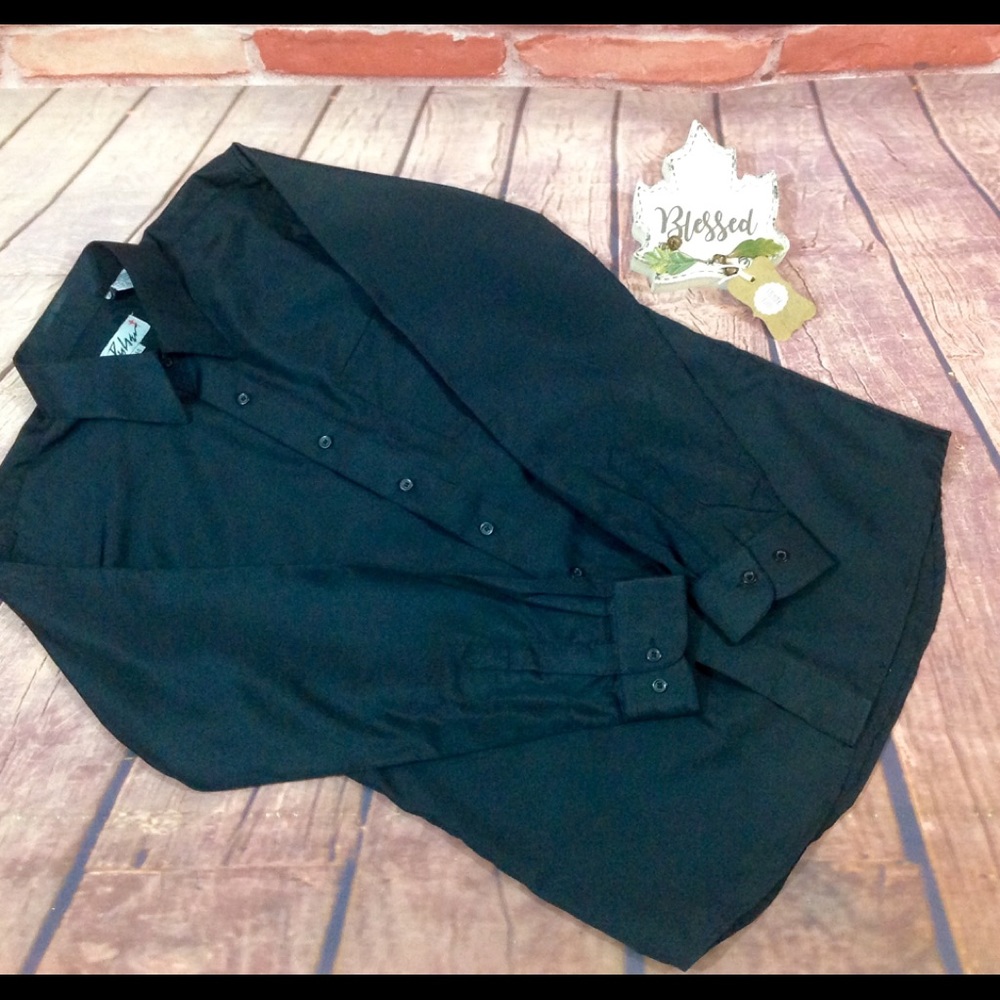 Dress shirt for boy  size 14 color Black